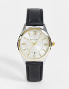 Bellfield Mens Black Watch With Two Tone Dial