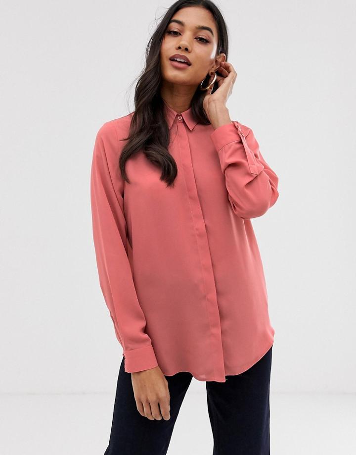 Asos Design Soft Long Sleeve Shirt