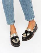 Asos Mystic Leather Loafers - Black