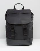 Monki Nylon Backpack - Black