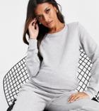 Pieces Maternity Lounge Sweater Set In Gray-grey