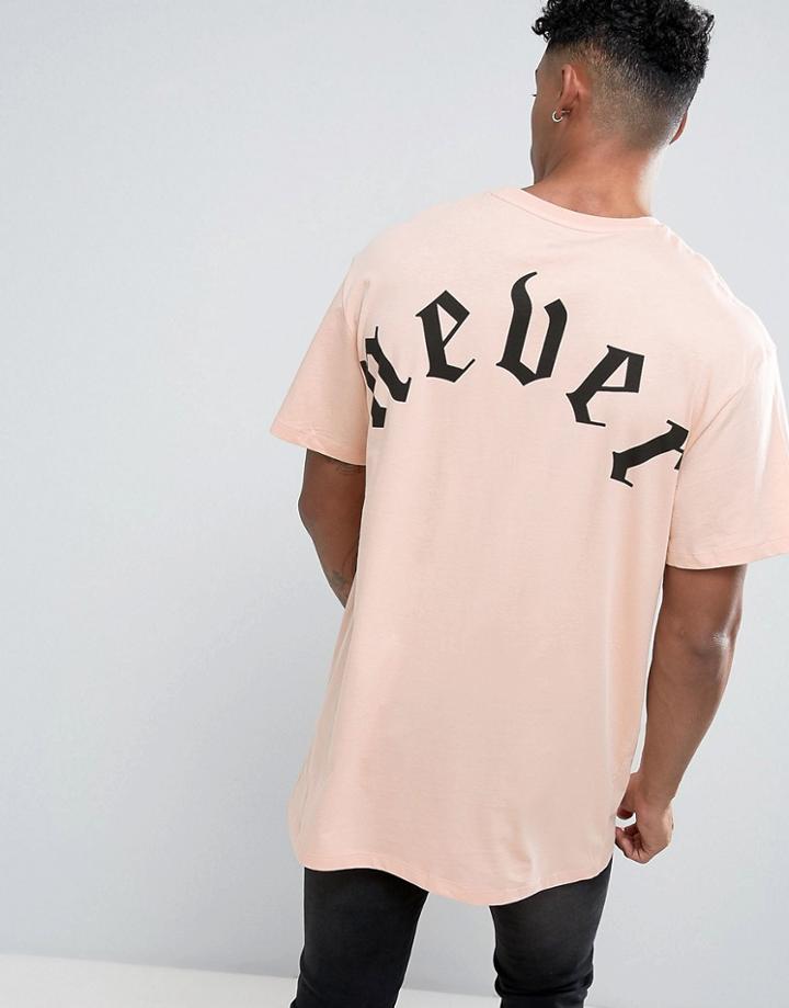 Yourturn T-shirt With Back Print - Pink