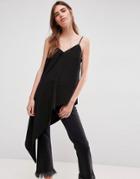 Asos Ultimate Asymetric Cami - Black