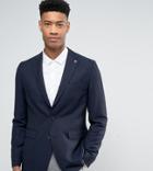 Ted Baker T For Tall Blazer In Texture - Navy