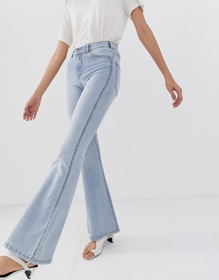 Dr Denim Macy Flare Jean-blue