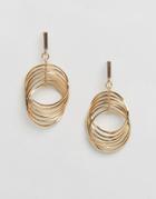 New Look Multi Hoop Earrings - Gold