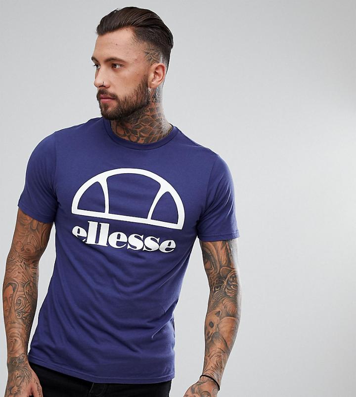 Ellesse Trista Crew Neck T-shirt In Navy - Navy