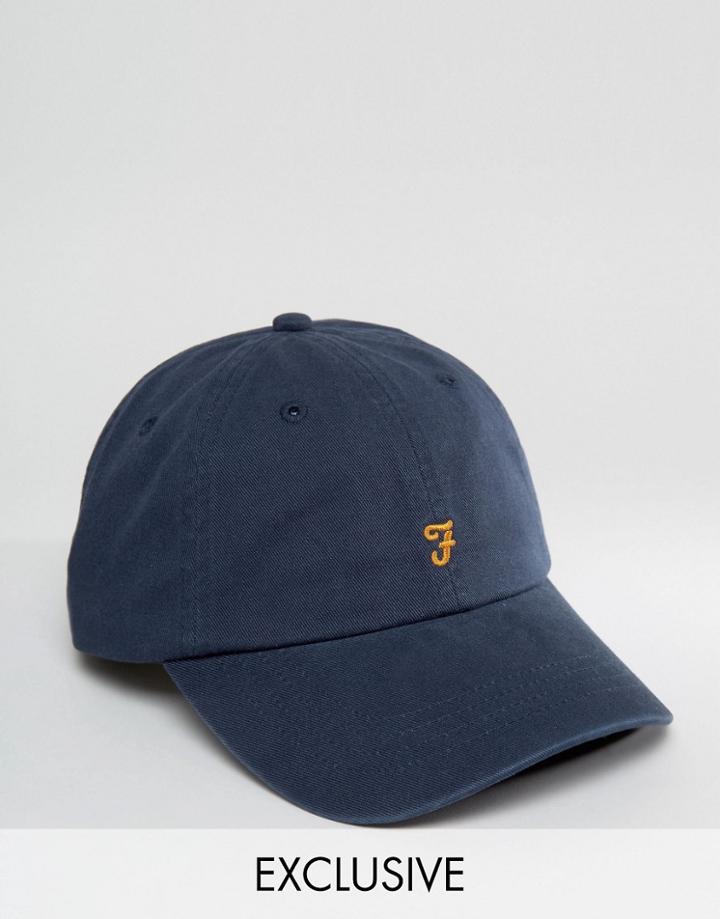 Farah Baseball Cap In Navy Exclusive - Navy