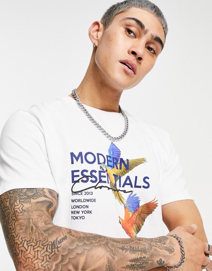 Closure Graphic T-shirt In White