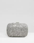New Look Ombre Glitter Clutch - Silver