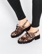 Asos Mila Flat Shoes - Leopard