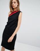 Cheap Monday Stripe Asymmetric Dress - Black