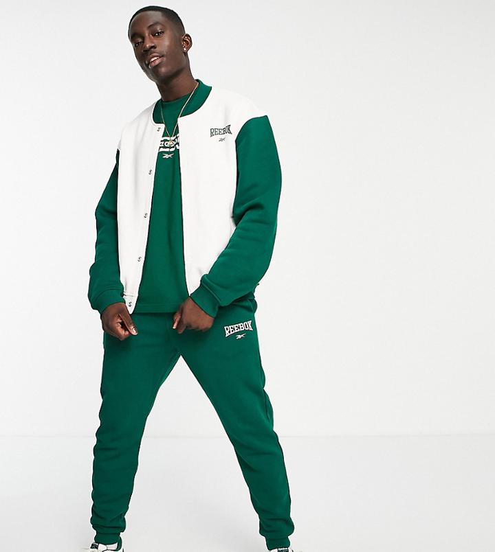 Reebok Vintage Logo Sweatpants In Green - Exclusive To Asos