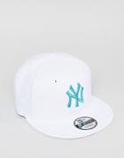 New Era 9fifty Snapback Cap Ny Yankees - White