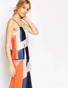C/meo Collective Playmate Top In Placement Print - Print