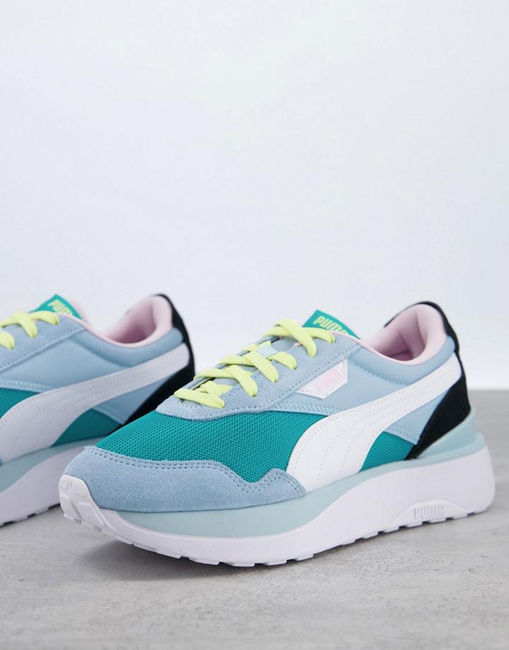 Puma Cruise Riders Sneakers In Blue-blues