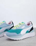 Puma Cruise Riders Sneakers In Blue-blues