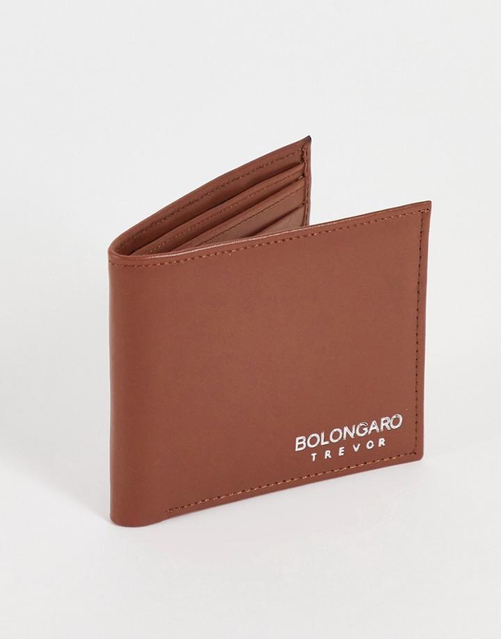 Bolongaro Trevor Owais Embossed Leather Billfold Wallet-brown