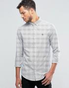 Original Penguin Stripe Slim Fit Heritage Shirt - Navy