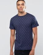 Bellfield Jacquard T-shirt - Navy