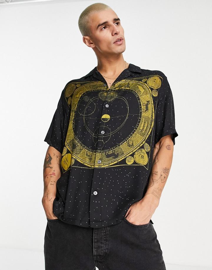 Allsaints Starchart Shirt In Black