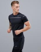 Asics Running Lite-show T-shirt In Black - Black