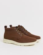 Kickers Mens Kelland Leather Boot In Brown