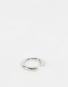 Calvin Klein Ring With Swarovski Crystal Detail In Silver