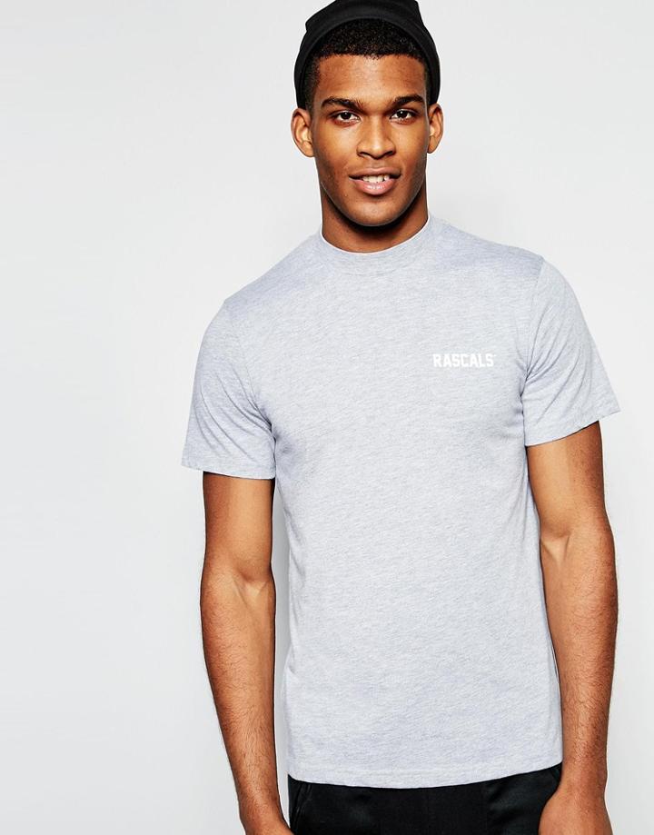 Rascals T-shirt With Logo - Gray