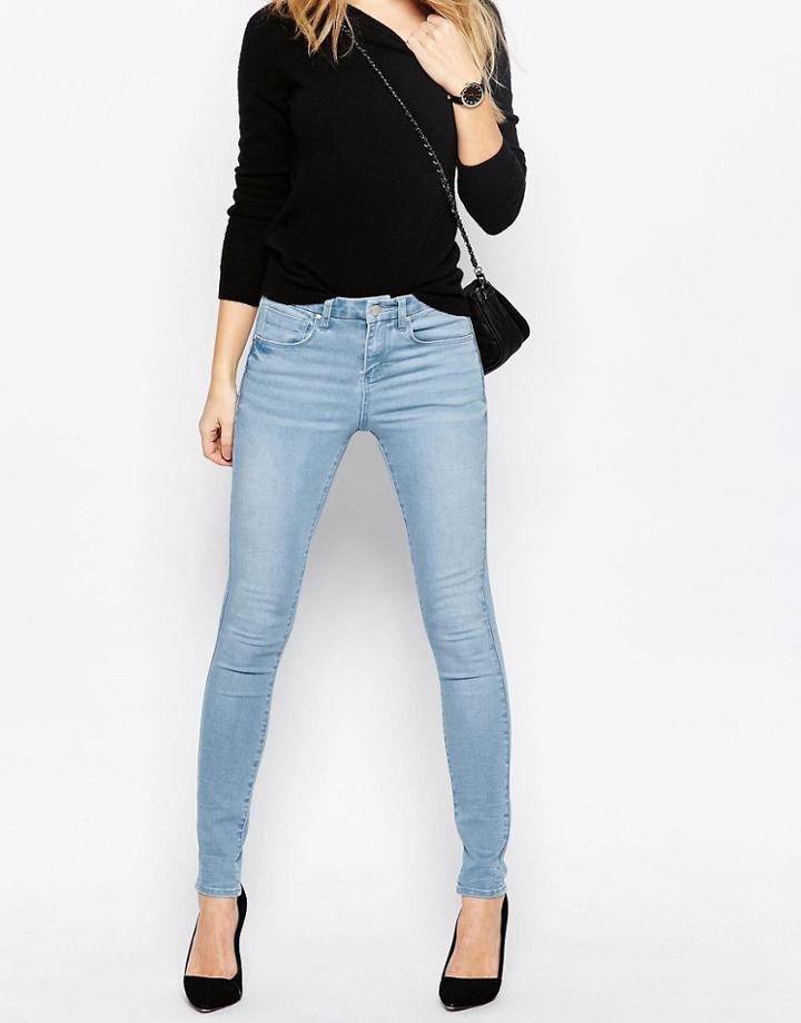 Asos 'sculpt Me' Premium Jeans In Jinx Wash - Jinx Wash