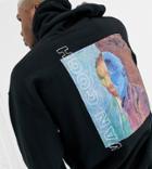 Reclaimed Vintage Oversized Hoodie With Van Gogh Print In Black