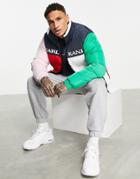 Karl Kani Retro Block Puffer Jacket In Multi
