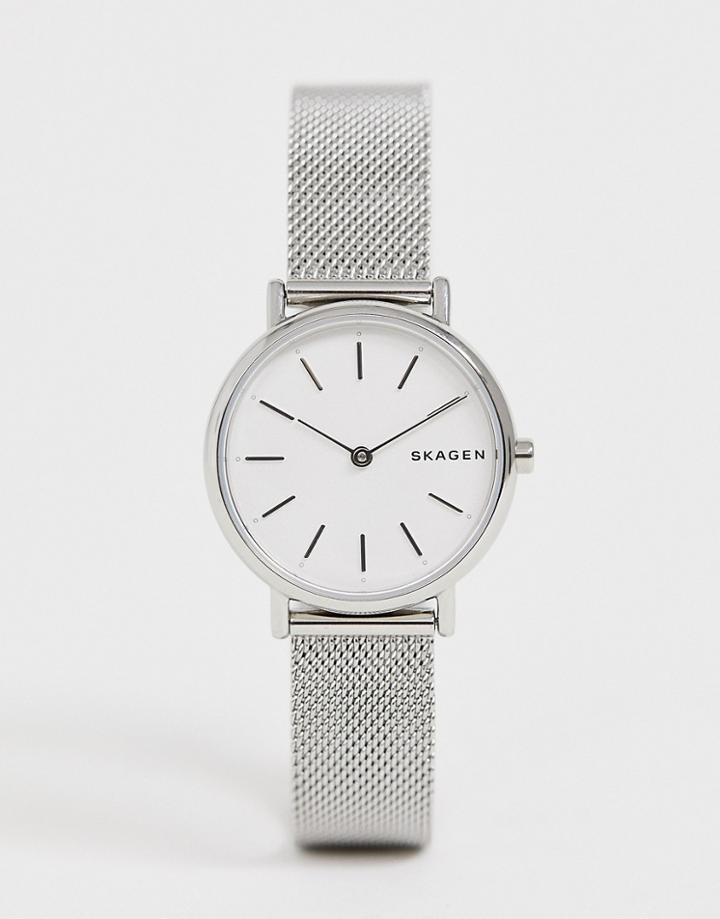Skagen Skw2692 Signatur Slim Mesh Watch In Silver