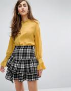 Sister Jane Shirt With Pleated Back - Yellow