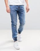 Threadbare Jersey Jogger Jeans - Blue