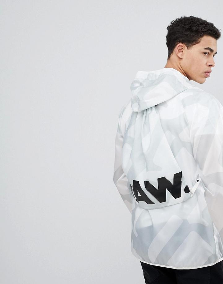 G-star Strett All Over Print Anorak - Gray