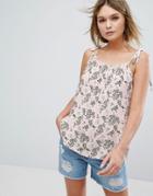 Vila Ditsy Floral Print Cami - Multi