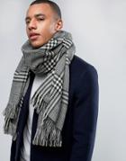 Jack & Jones Scarf In Woven Check - Green
