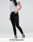 New Look Petite Superskinny Jeans - Black