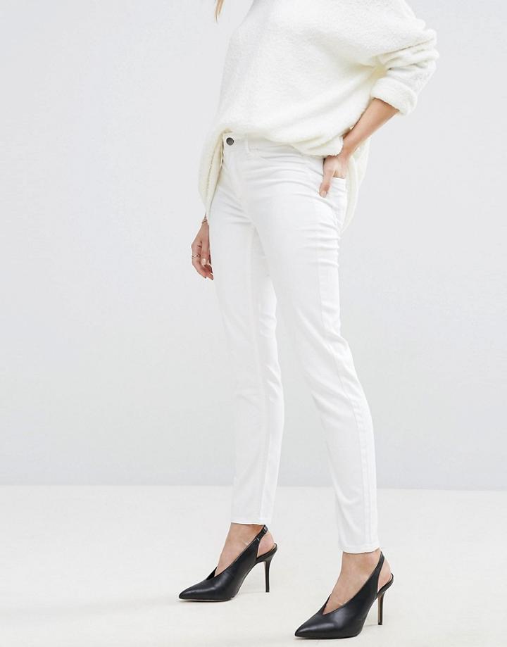 Vila Skinny Jeans - White