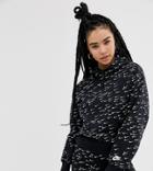 Nike Black All Over Swoosh Print Hoodie