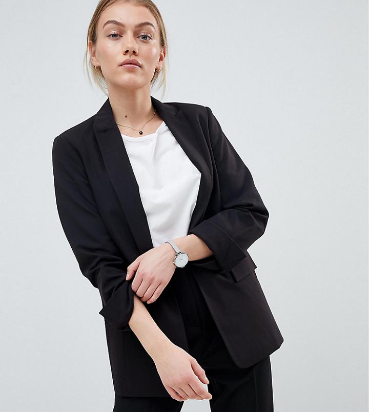 Asos Design Petite Mix & Match Tailored Blazer - Black
