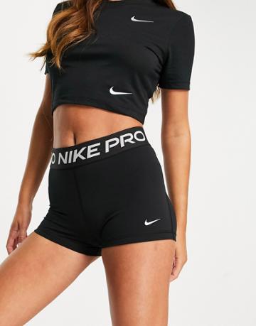 Nike Pro Training 365 3-inch Shorts In Black