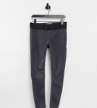 Topshop Maternity Underbump Joni Skinny Jeans In Washed Black