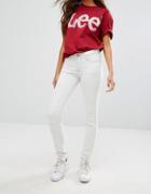 Lee Scarlett Skinny Jean With Extreme Bleach - White