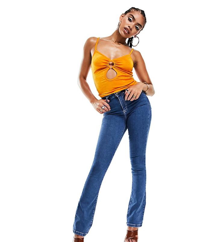 Asyou Bootleg Jeans In Blue-blues