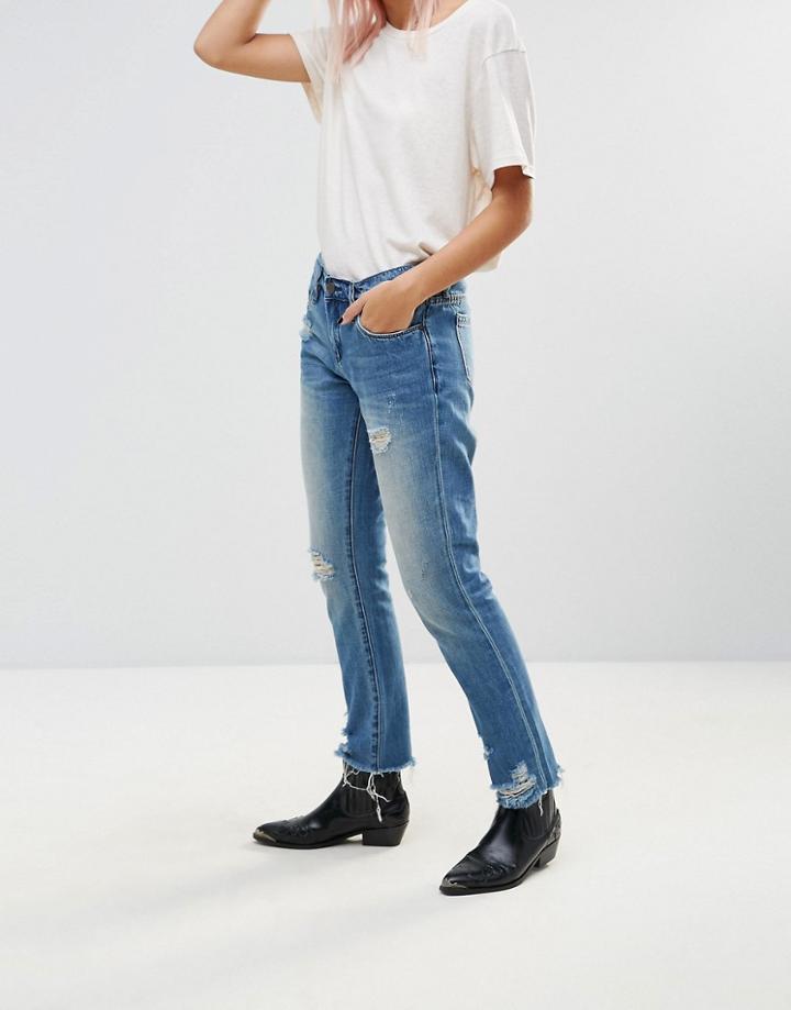 Blank Nyc Day Streaming Chewed Boyfriend Jeans - Blue