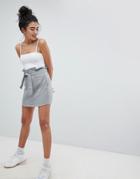 Bershka Multi Check Mini Skirt - Multi