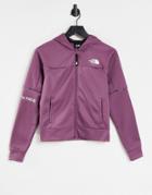 The North Face Training Mountain Athletic Full Zip Hoodie In Purple