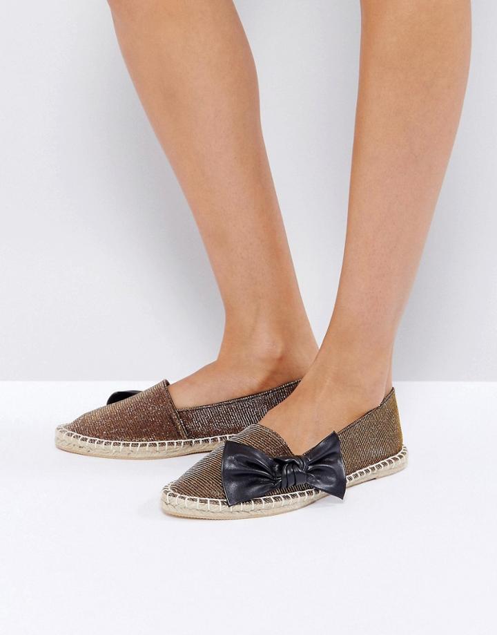 Asos Jazz Singer Bow Espadrilles - Multi